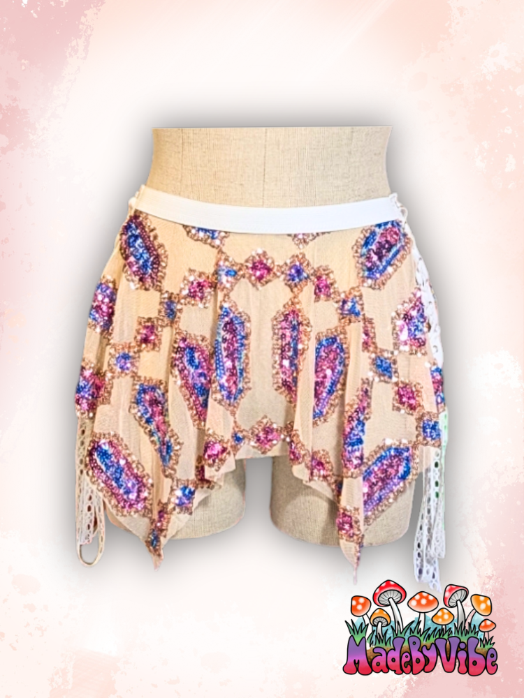 Rosy Quartz Pixie Skirt - Ready to Ship