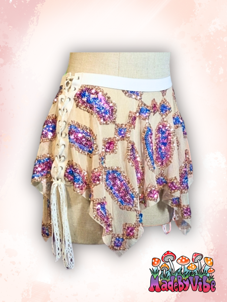 Rosy Quartz Pixie Skirt - Ready to Ship
