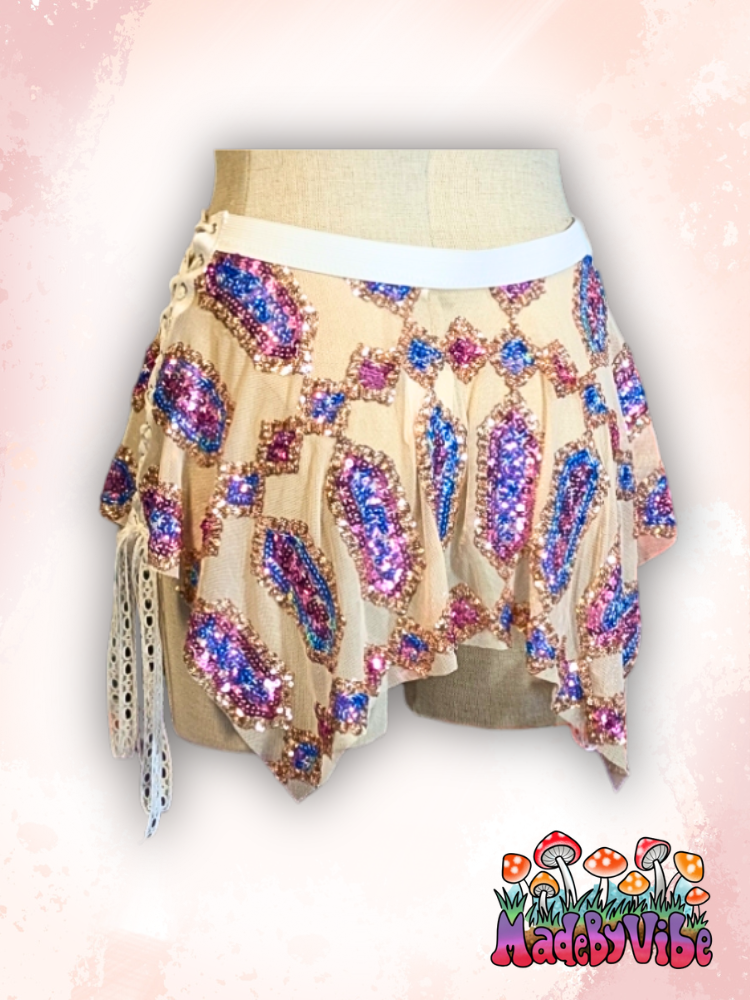 Rosy Quartz Pixie Skirt - Ready to Ship