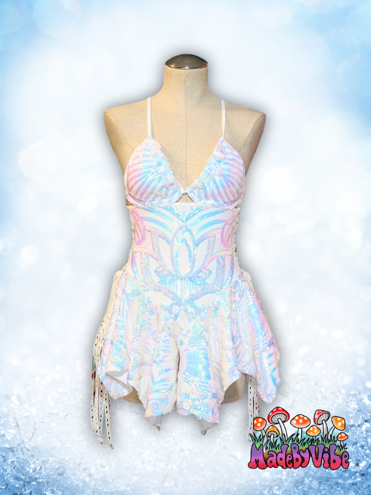 Icy Prism Sequin Fairy Dress - Made to Order