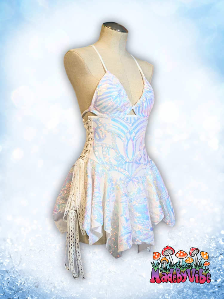 Icy Prism Sequin Fairy Dress - Made to Order