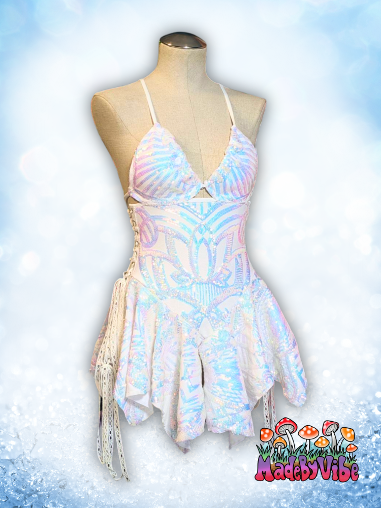 Icy Prism Sequin Fairy Dress - Made to Order