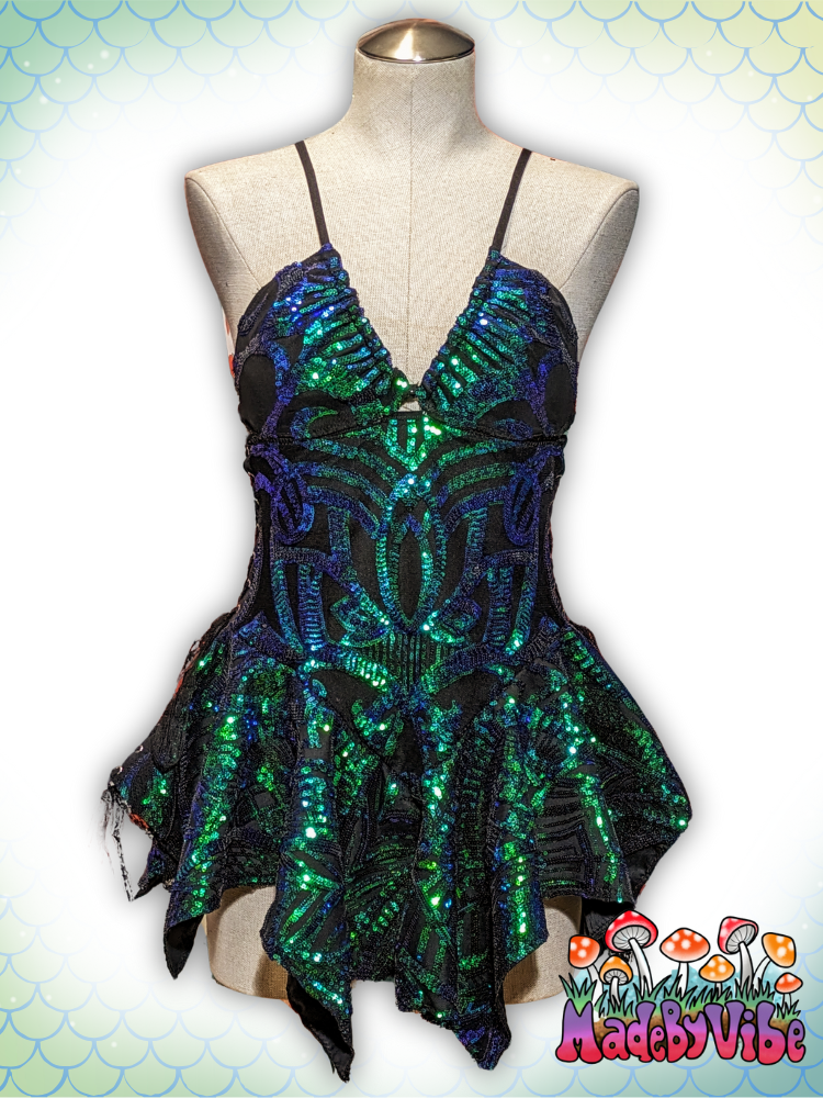 Dragon Queen Sequin Fairy Dress - Made to Order