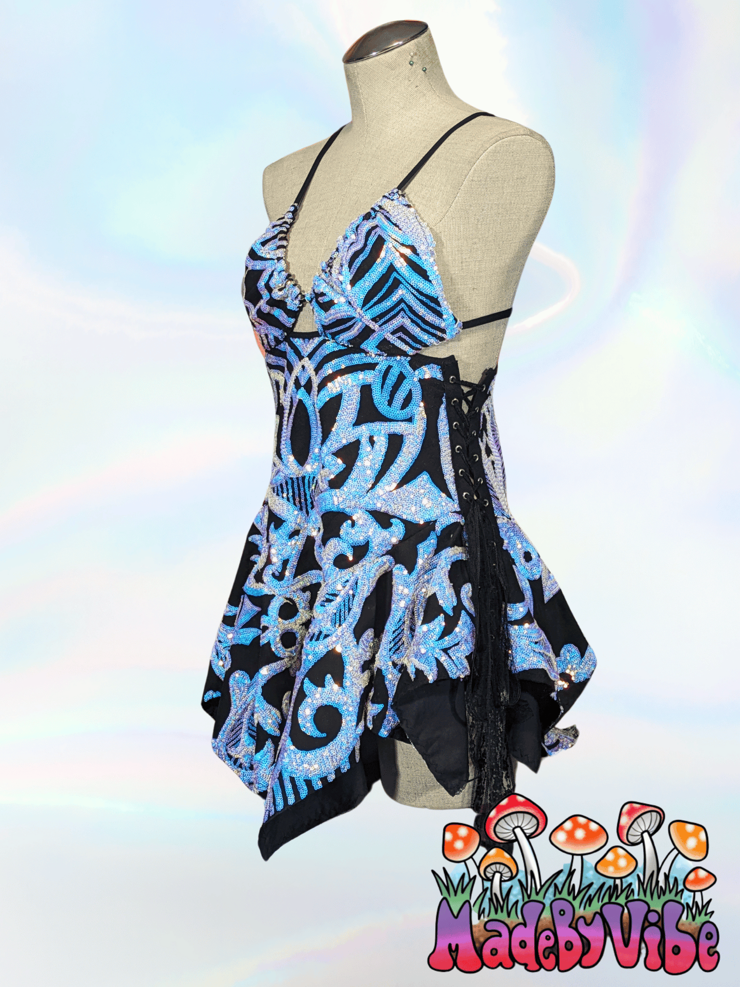 Opal Treasure Sequin Fairy Dress - Ready To Ship