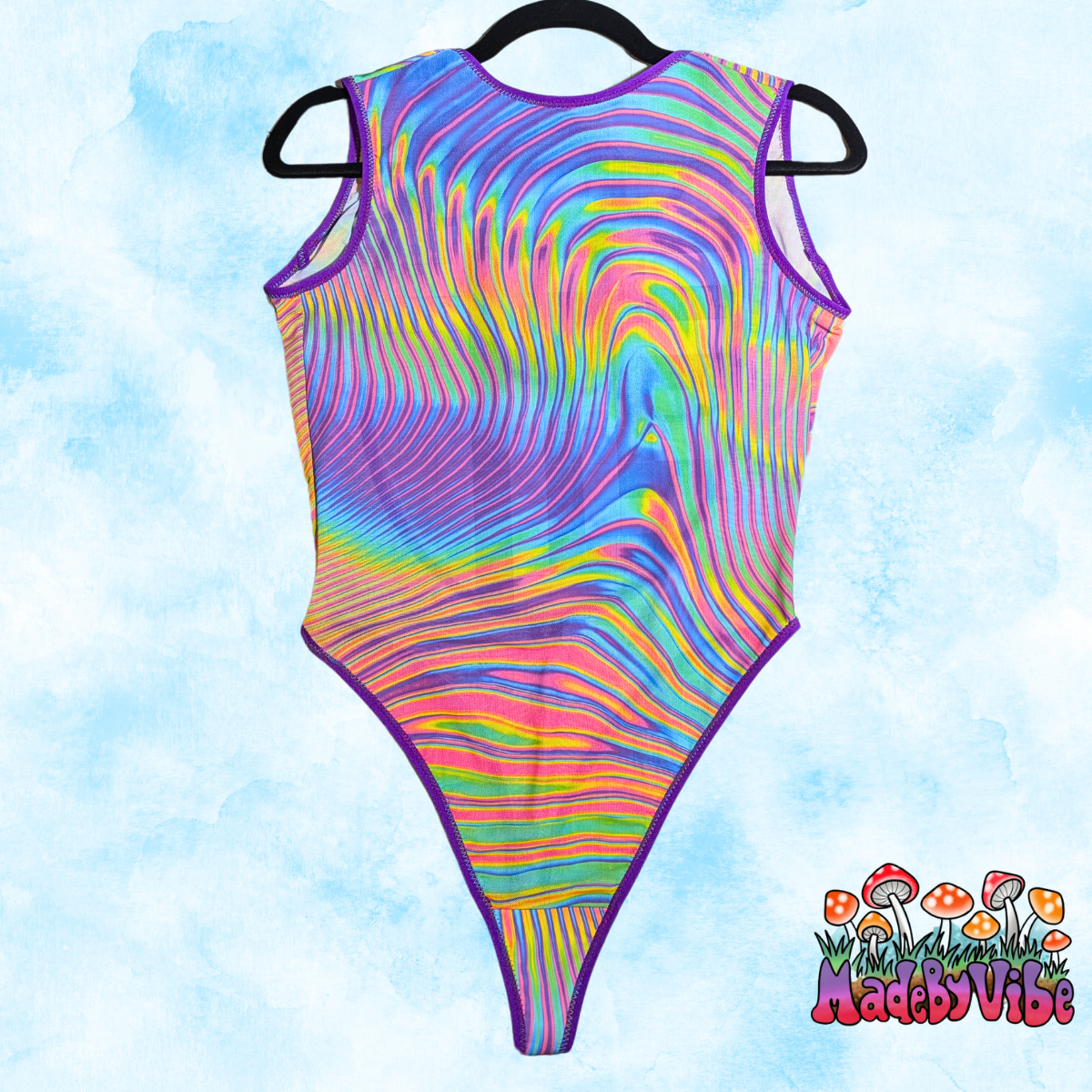 Prismatic Mesh Bodysuit - Ready to Ship