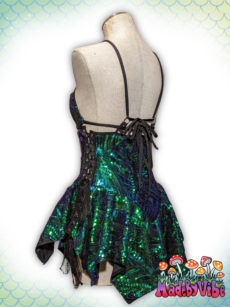 Dragon Queen Sequin Fairy Dress - Made to Order