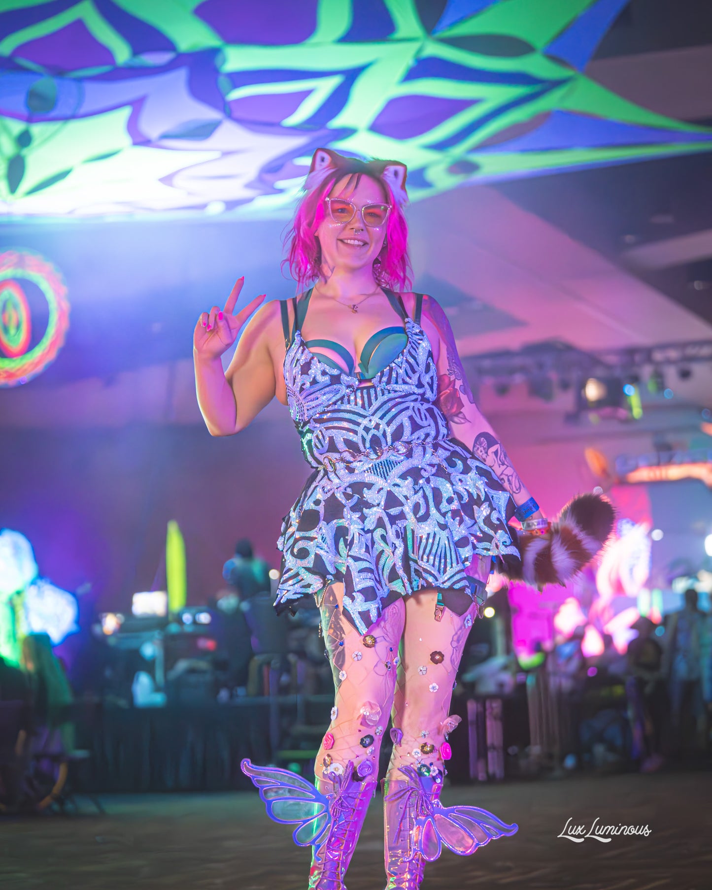 Opal Treasure Sequin Fairy Dress - Ready To Ship