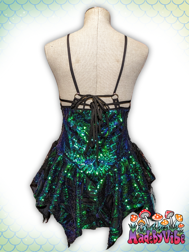 Dragon Queen Sequin Fairy Dress - Made to Order