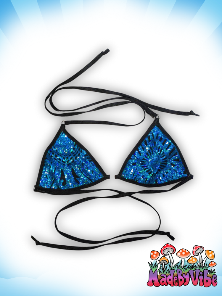 Azure Mini Bikini Top - Ready to Ship