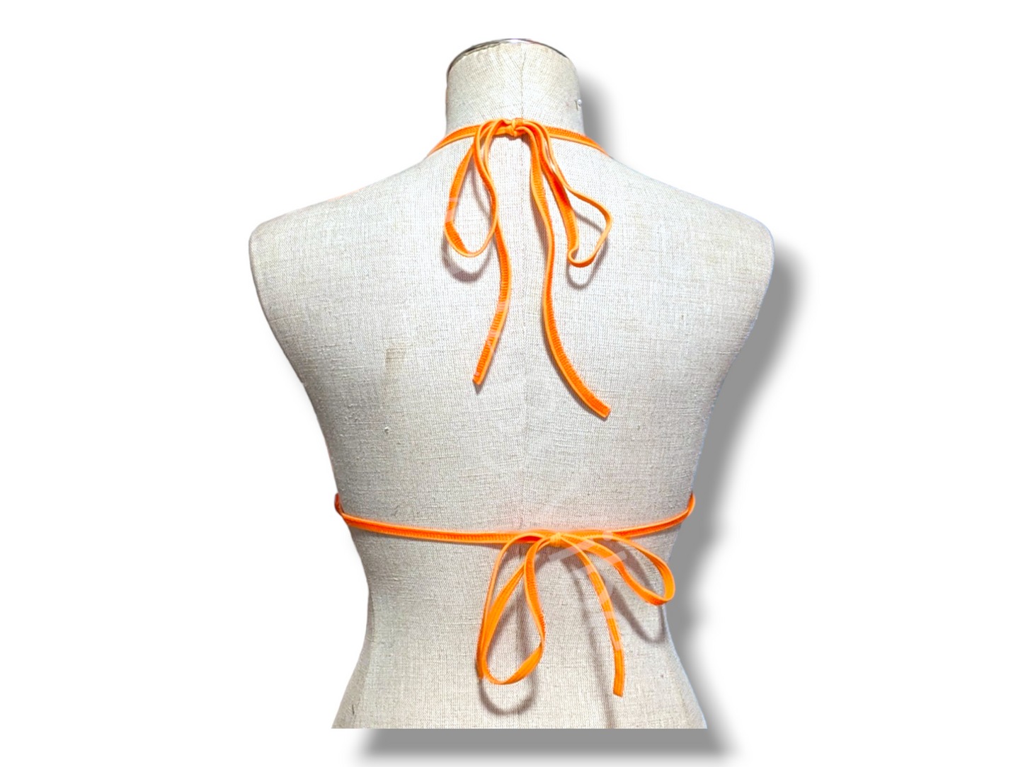 Prismatic Triangle Halter Swim Top - Made to Order