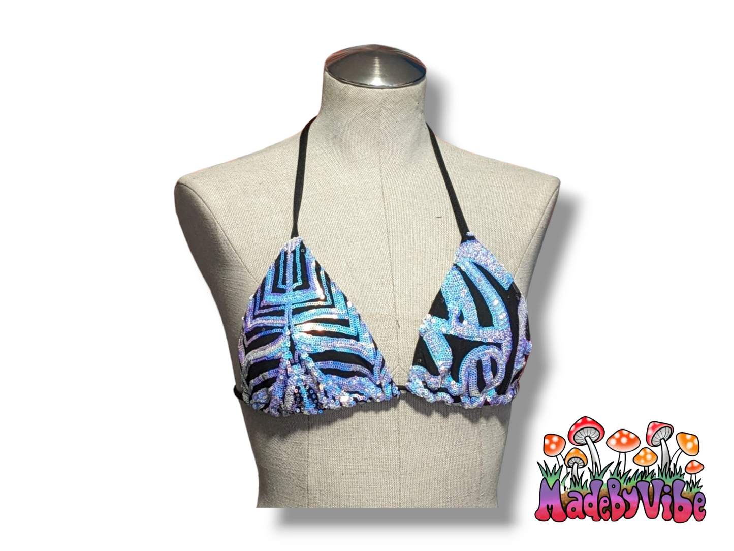 Opal Treasure Triangle Halter Top - Made to Order