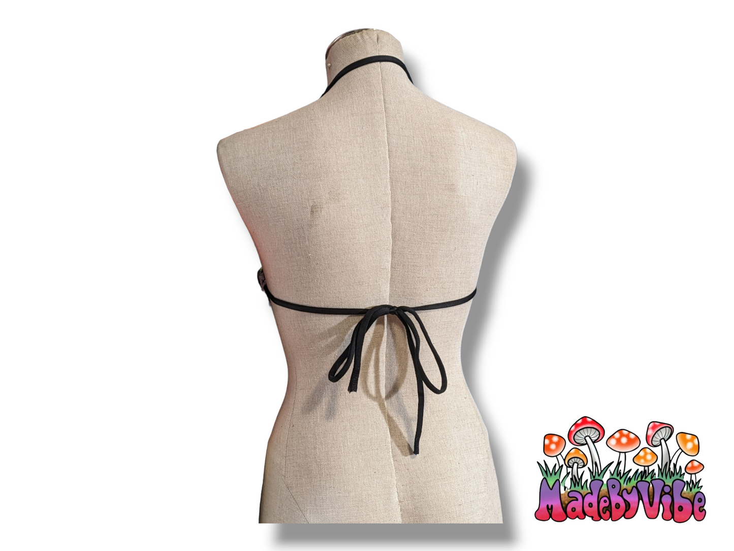 Opal Treasure Cowl Neck Halter Top - MTO
