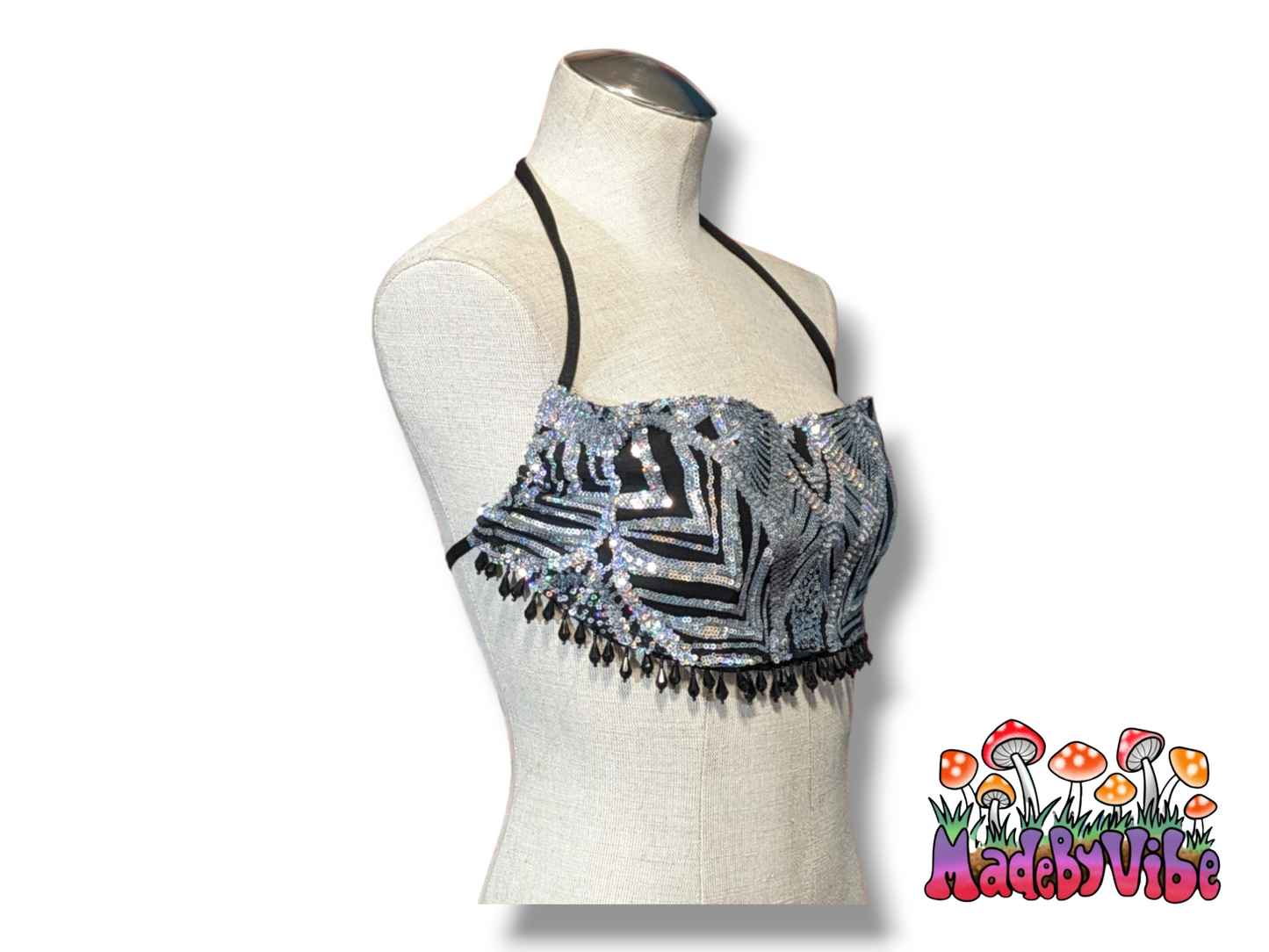 Armored Enchantress Cowl Neck Halter Top - Made to Order