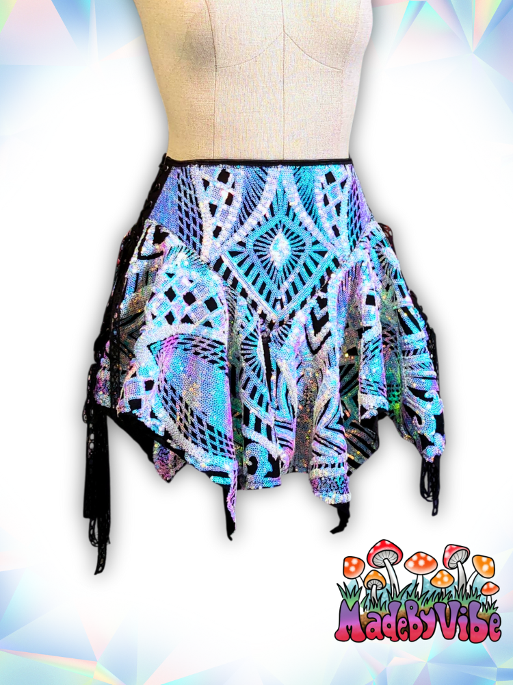 Opal Treasure Lined Fairy Skirt - Ready To Ship