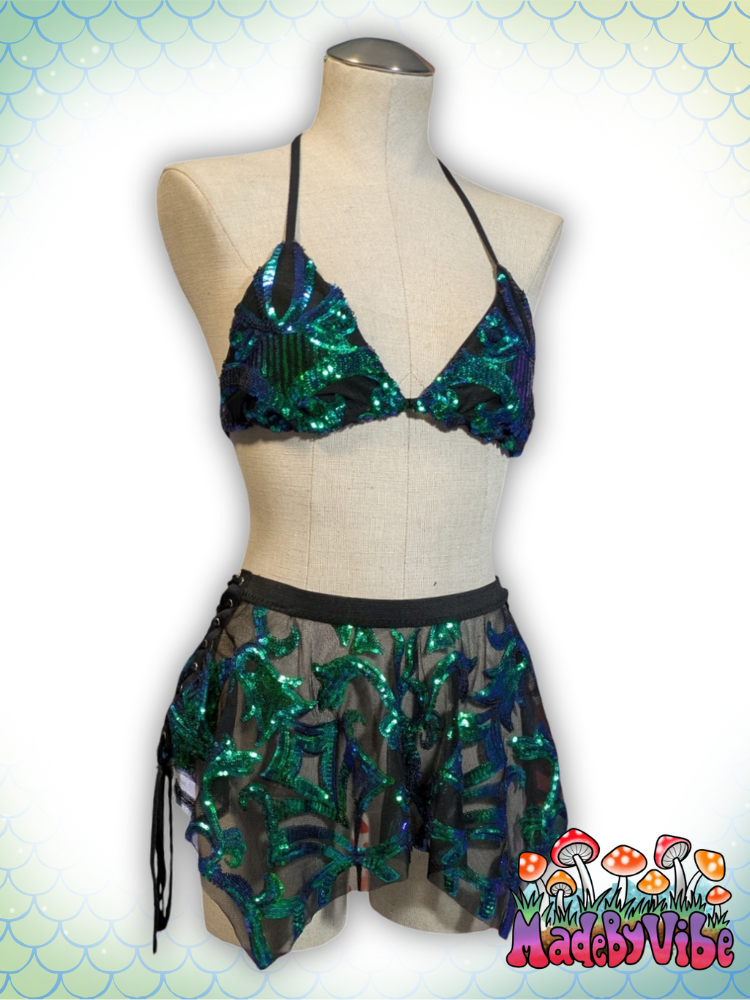 Dragon Queen Triangle Halter Top - Made to Order