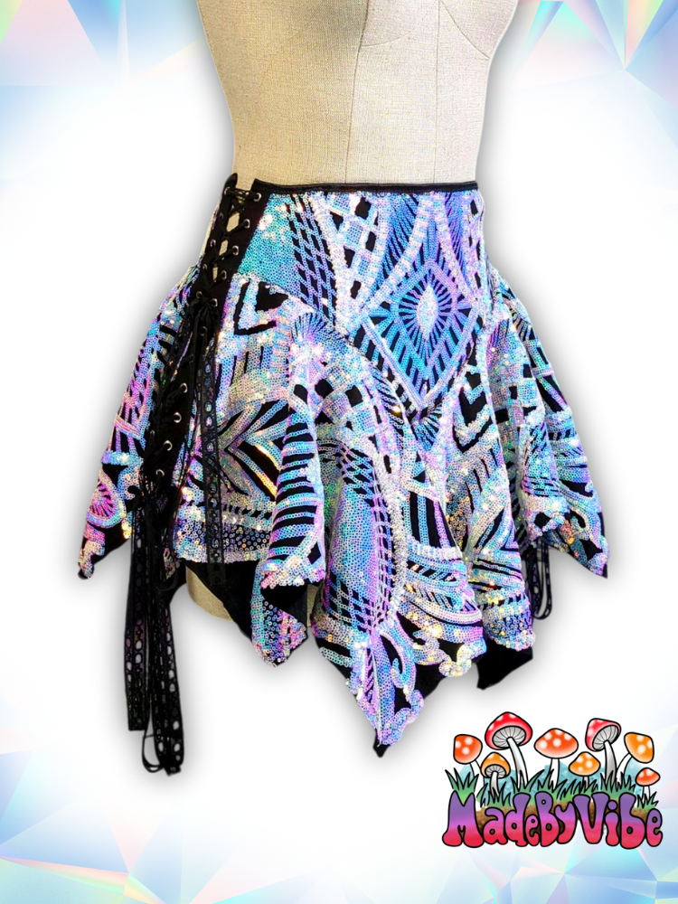 Opal Treasure Lined Fairy Skirt - Ready To Ship