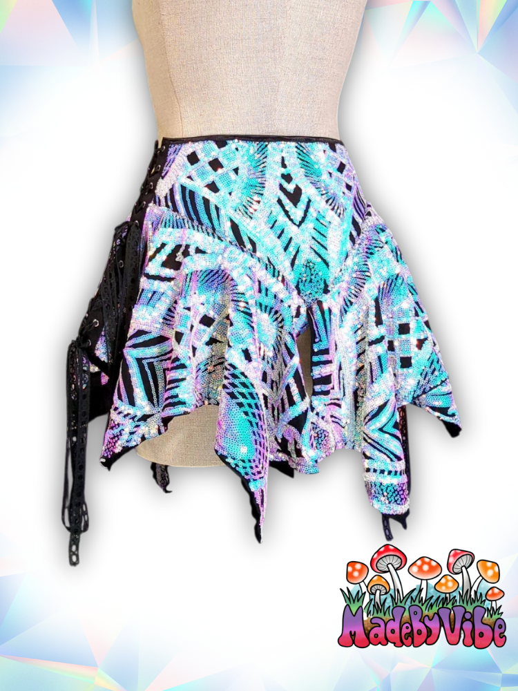 Opal Treasure Lined Fairy Skirt - Ready To Ship