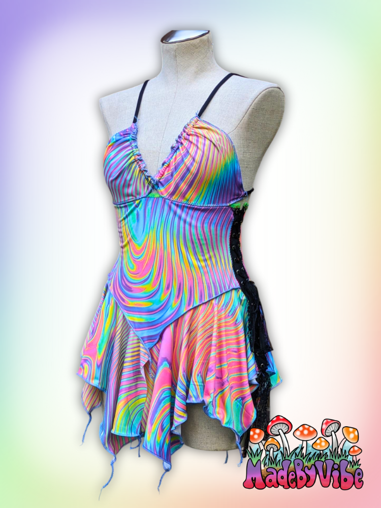 Prismatic Pixie Dress - Ready to Ship