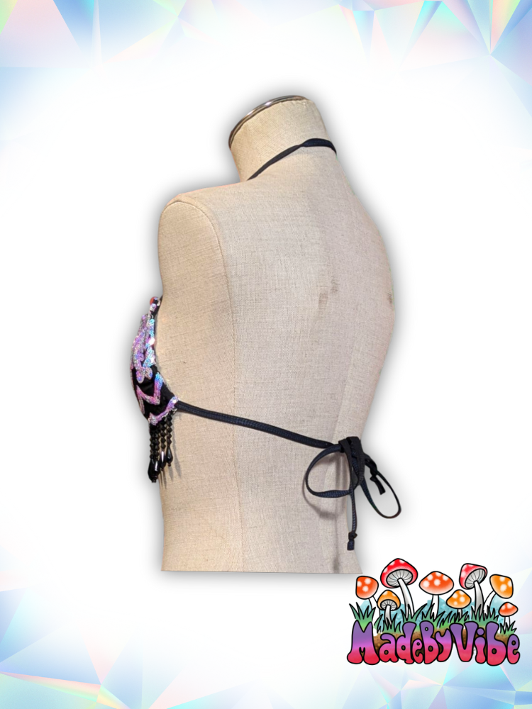 Opal Treasure Cowl Neck Halter Top - Ready to Ship