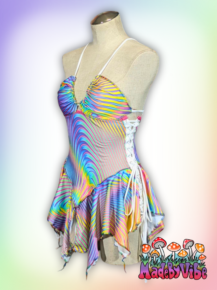Prismatic Pixie Dress - Ready to Ship