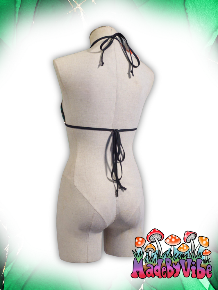 Emerald Nightfall Triangle Halter Top - Ready to Ship