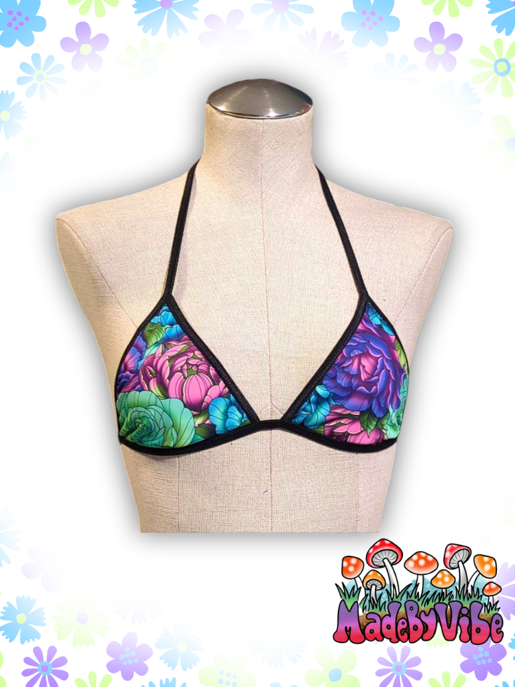 Peony Mini Bikini Top - Ready to Ship