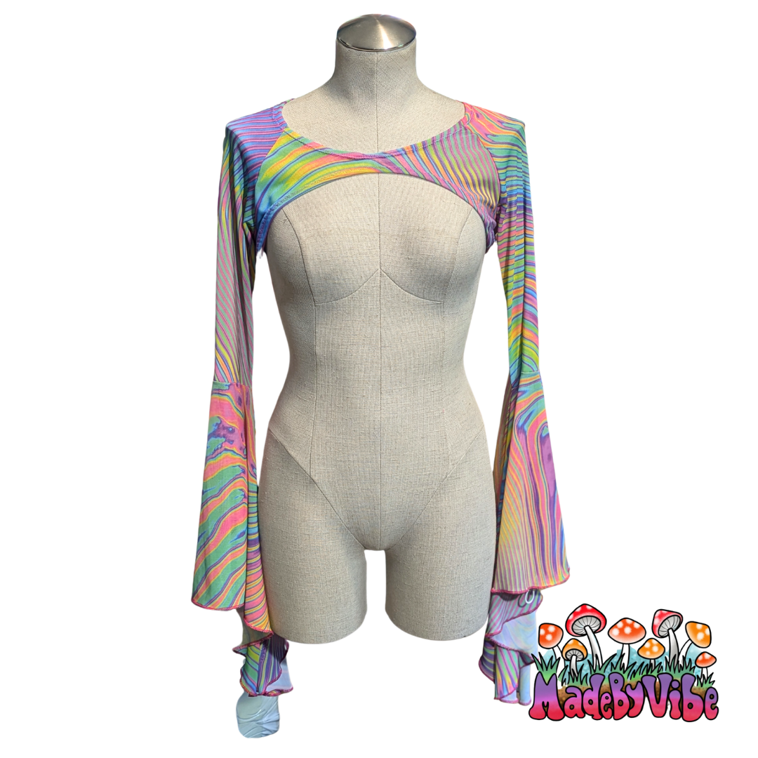 Refraction Male Mesh Shrug