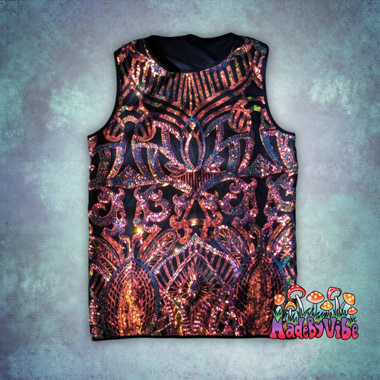 Midnight Aurora Men's Tank Top - Made to Order