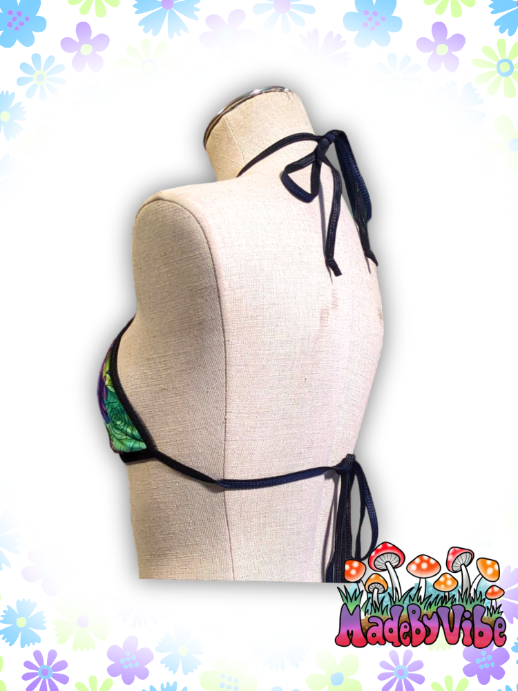 Peony Mini Bikini Top - Ready to Ship