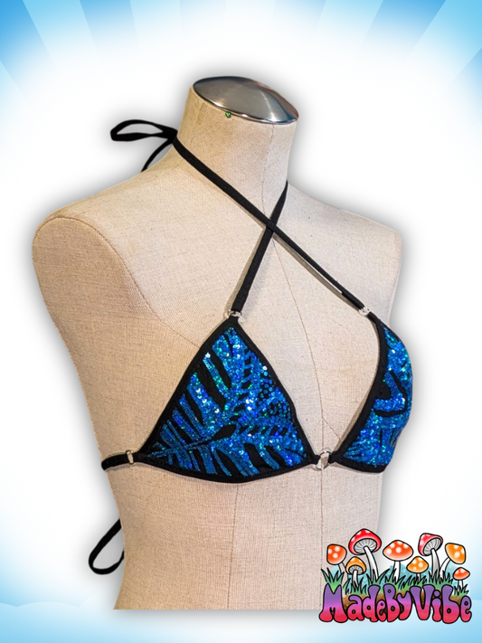 Azure Mini Bikini Top - Ready to Ship