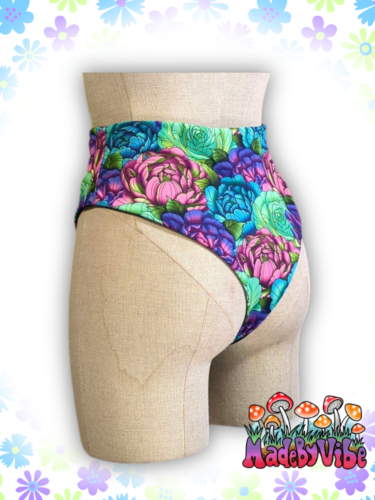 Peony High Waisted Bottoms - Ready to Ship