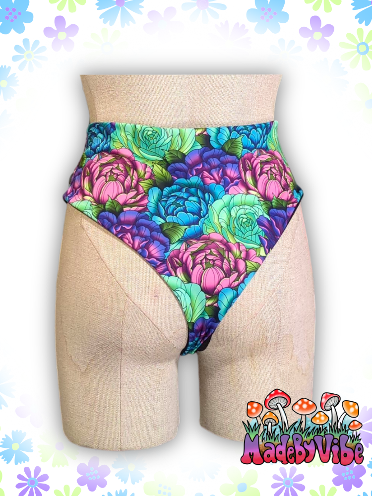 Peony High Waisted Bottoms - Ready to Ship